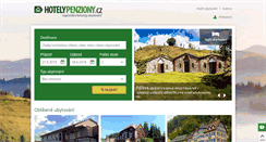 Desktop Screenshot of hotelypenziony.cz